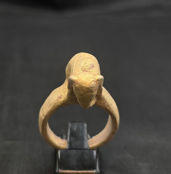 ユニークな古代ゴールドグリットギリシャ帝国象の指輪 - Etsy 日本