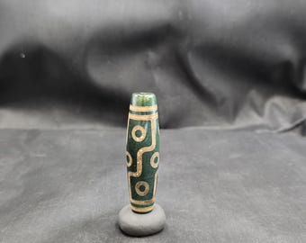 Ancients Himalayan Indo Old Agate Dzi Bead With Motifs Eyes 1000 BC Beautiful Agate Stone Beads Amulet
