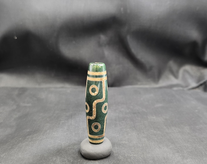 Ancients Himalayan Indo Old Agate Dzi Bead With Motifs Eyes 1000 BC Beautiful Agate Stone Beads Amulet