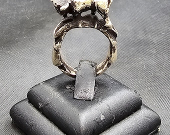 Soild Silver Antique Authentic Beautiful On top Unique Rare Ring