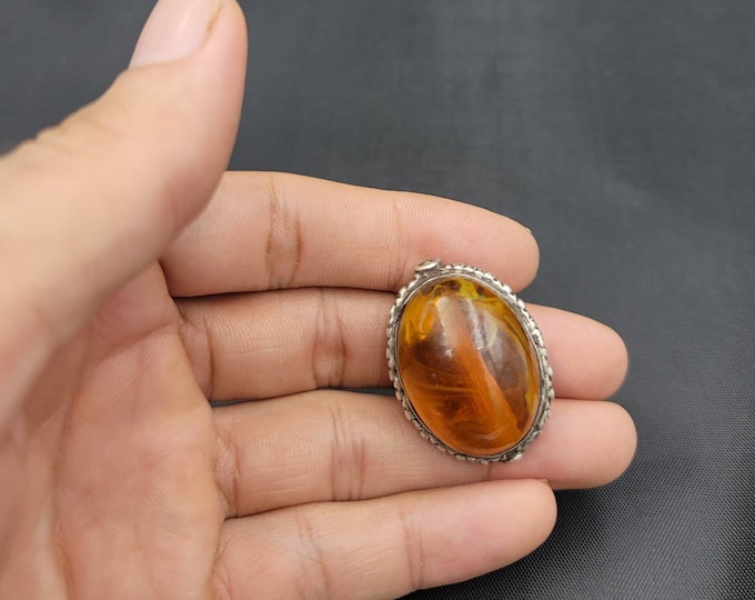 Natural Tibeten Silver Engraved Beautiful Beads