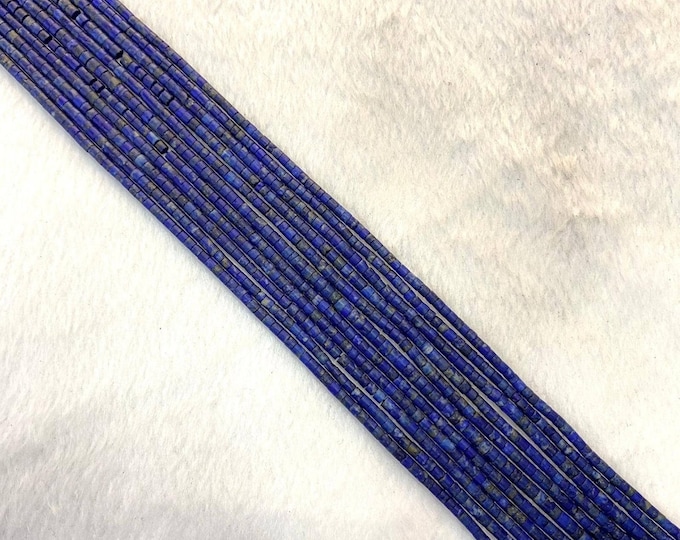 1 Strand 38Cm Natural Lapis Lazuli Tinny Small Seed Round Blue Heishi Top High Quality Gemstone 1.5-2mm Spacer Loose Bead Jewelry Supplies