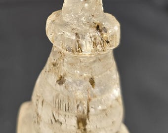 古代ヒマラヤの透明水晶チベット仏塔 - Etsy 日本