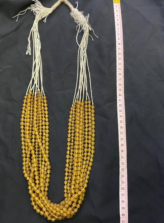 Old Afghanistan Ancient Yellow Glass Beads Ancient Ne… Gem