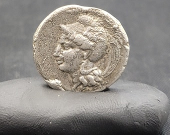 Ancient Old Roman Empire Queen 3rd Century Soild Silver Rare Coin