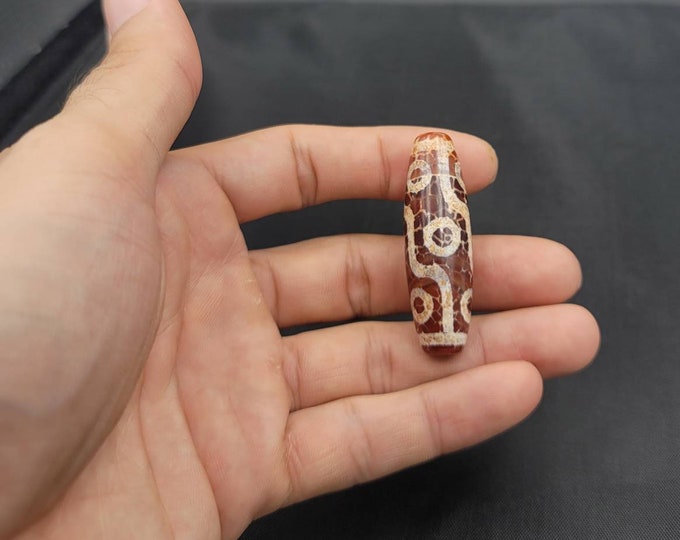 Original Antique Dzi Eyes Ancient Agate Stone Tibeten Beads