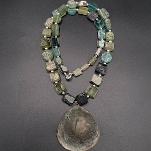 Antique Spiritual Old Roman Glass Beads Necklace Ancient ROMAN Antiquities