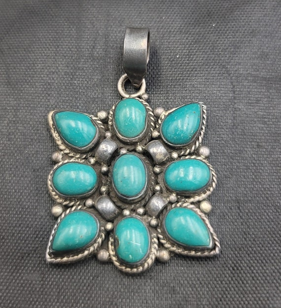 Beautiful Antique Natural Turquoise Native Americ… - image 5