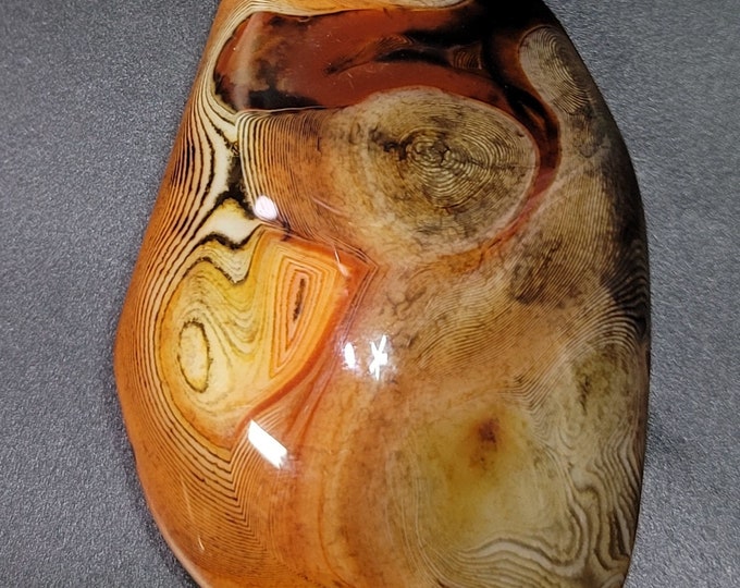 Real Nature Beautiful Ancient Yeman Natural Rare Agate Lucky Stone Natural Art Stone