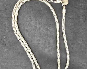 Soild Silver Authentic Vintage Silver Chain Necklace