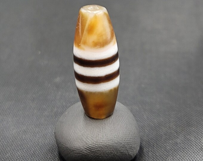 2000 Tibetan Old Agate Dzi Bead Himalayan Amulet Pendant Ancient Dzi Beads