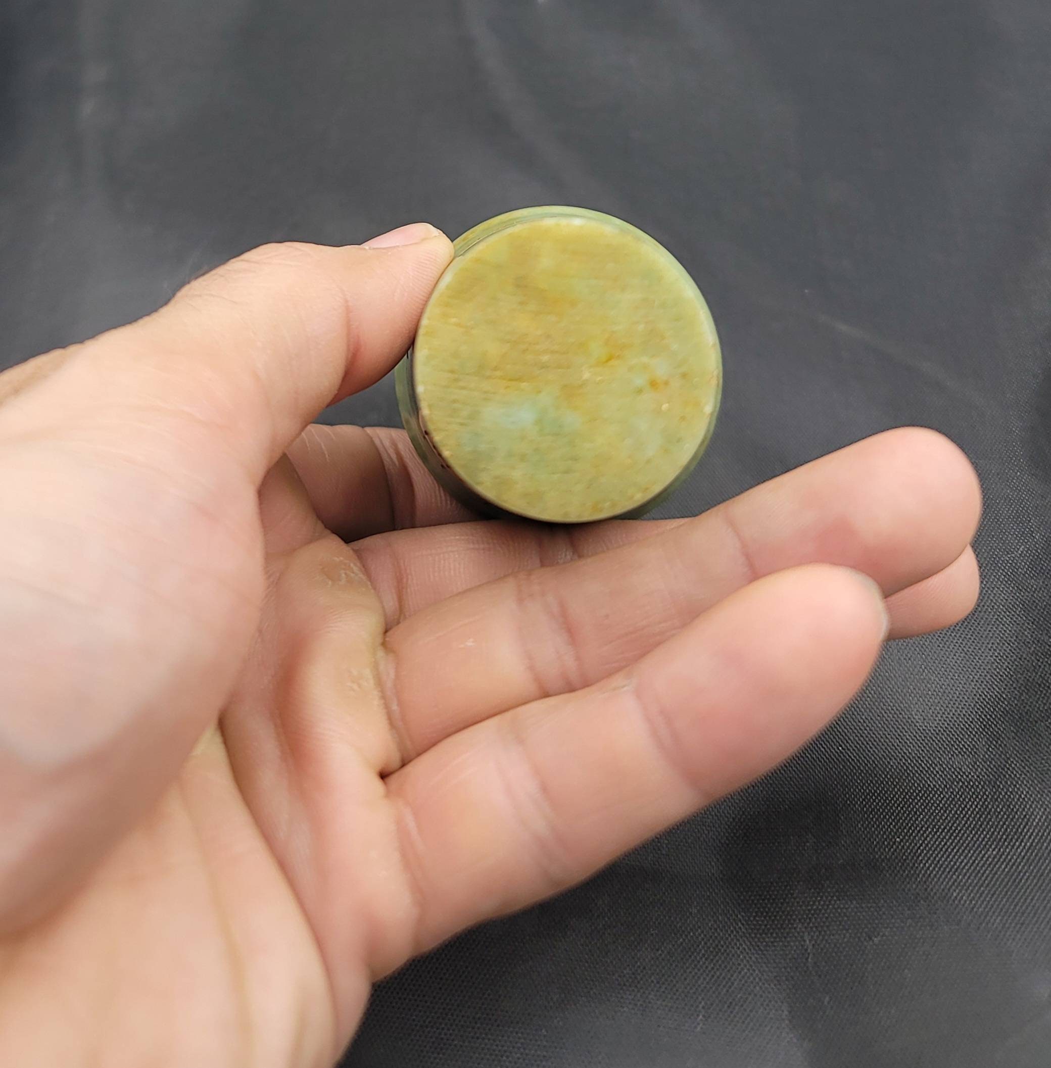 Ancient Old Natural Jade Stone Chinese 200 BCE Cup Antique Ancient Old Natural Jade Stone Chinese 200 BCE Cup Antique