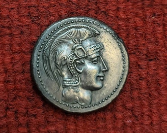 BC 4th Century Greek Empire Antique Soild Silver Wonderful Coin