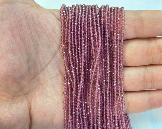 1 Strand 36Cm Natural Red Garnet Tinny Small Beads Top High Quality Gemstone 1-2mm Spacer Loose Bead Jewelry Supp