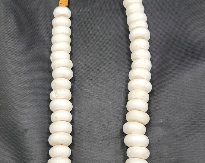Beautiful Antique Sea Shell Beads Himalayan Old Tibeten Beads Necklace