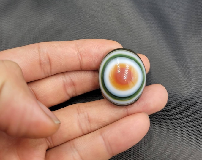 Super Powerful Evil Eyes Protection Ancient Agate Stone Cicra 1400 Century
