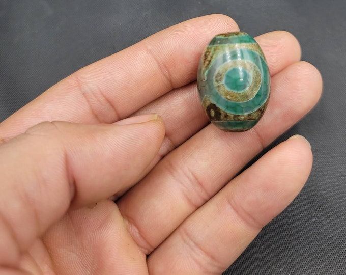 Afghani Phum Dzi Agate Amulet Bead Old Antique India Nepali Tibetan Himalayan