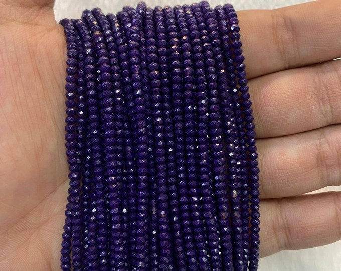 1 Strand 36Cm Natural Blue Agate Tinny Small Beads Top High Quality Gemstone 1-2mm Spacer Loose Bead Jewelry Supp