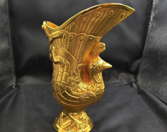 Wonderful Greek Empire Authentic Gold Gulding Unique 1000 BC Bird Shape Rathony