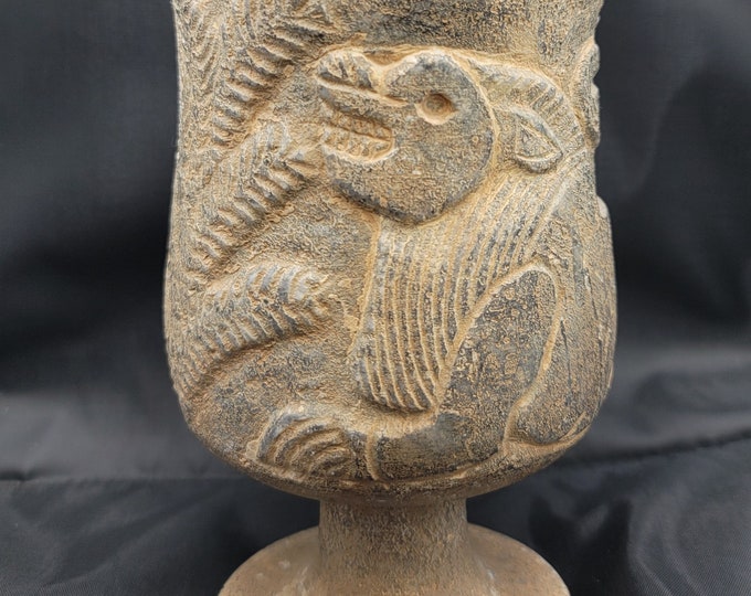 Museum Quality Ancient Old Near Eastern Antiques Jirof Civilization Chorlite Stone Vase Pack