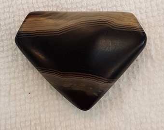 Ancient Sulimani Agate Amulet Pendant: Banded Agate Stone