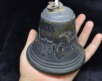 Antique Bronze Museum Quality Unique Temple Bell Religion Bell