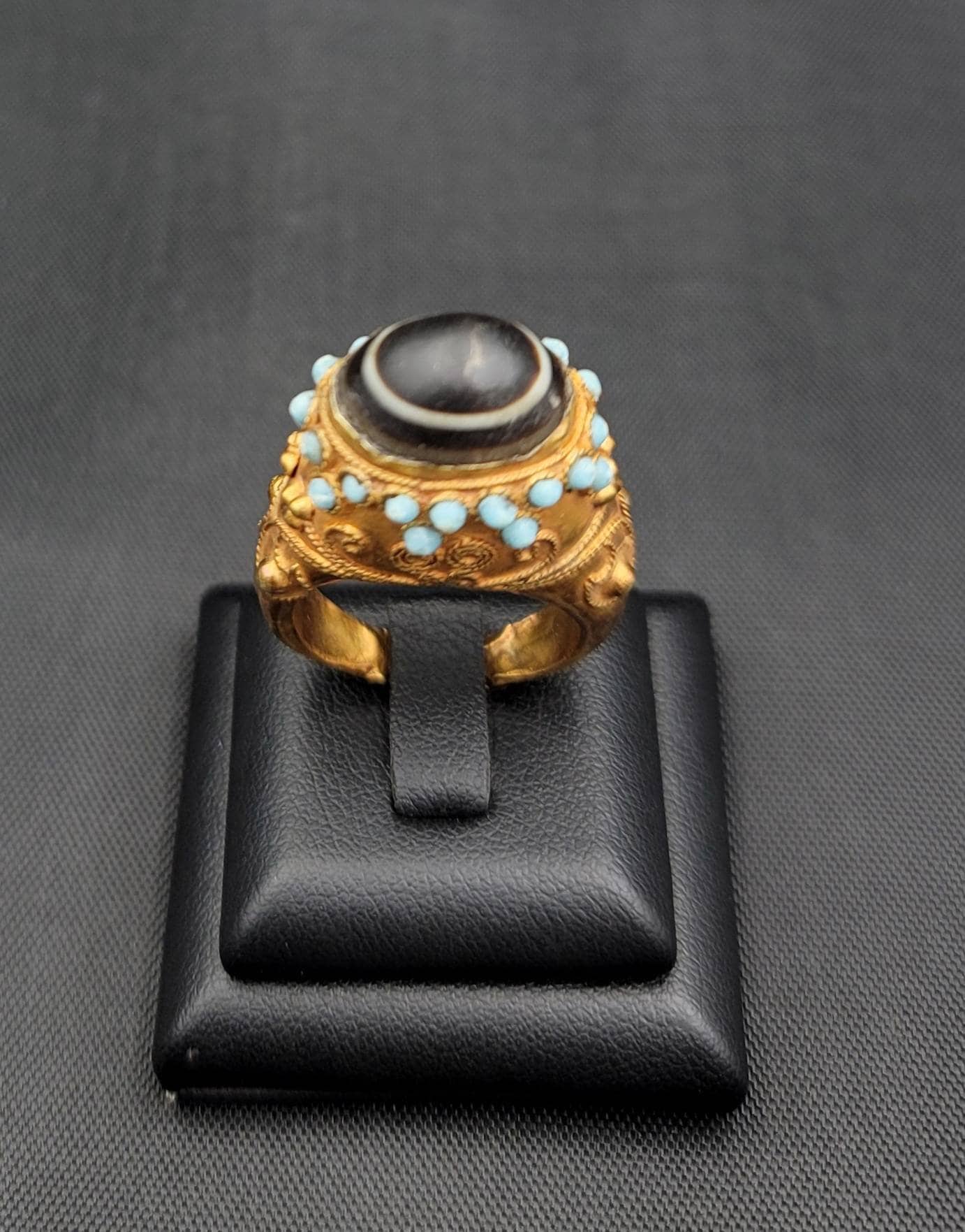Eye agate sale ring