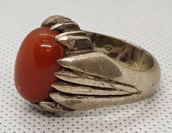 Amizing Soild Silver Unique Antique Ring With Anc… - image 3