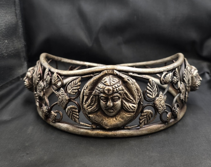Cicra Unique 4th-6th Century Greek - Roman Empire Silver Museum Quality Antique Queen Crown