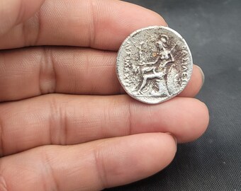 5th Century Ancient Silver Coin: Roman Empire Relic - Etsy