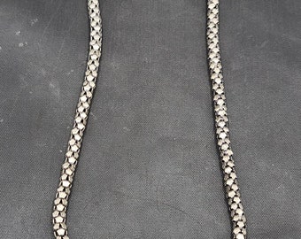 Handmade Beautiful Nepali Silver Old Chain Necklace