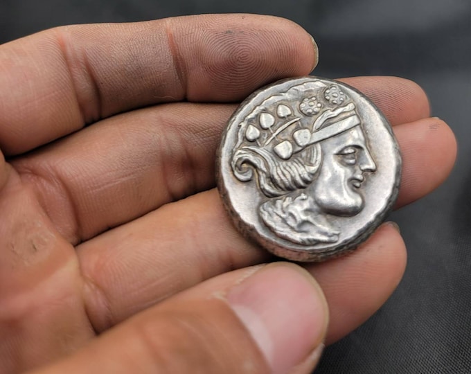 Ancient Old Greek Empire 3rd-7th Century Ancient Silver Coin
