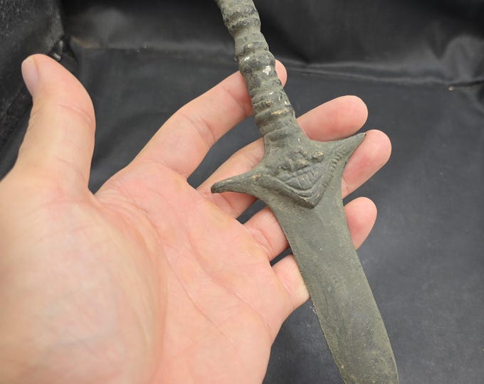 Rare Unique Museum Quality Greek Empire Authentic 7th-8th Century Bronze Sword