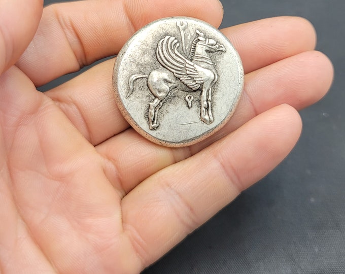 Ancient Greek Roman Empire Silver Coin: 3rd Century Antique