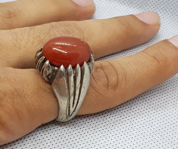 Amizing Soild Silver Unique Antique Ring With Anc… - image 5