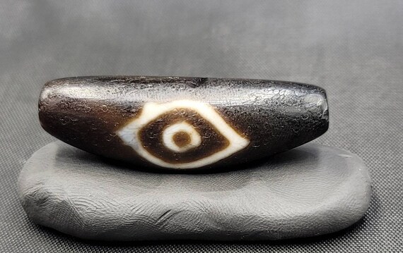 Rare Unique Eye Banded Ancient Old Agate Stone Evil E… - Gem