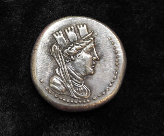 6th Century BC Roman Crown King Soild Silver Antique Rare Big Coin 