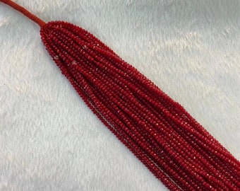 1 Strand 36Cm Natural Red Agate Tinny Small Beads Top High Quality Gemstone 1-2mm Spacer Loose Bead Jewelry Supp