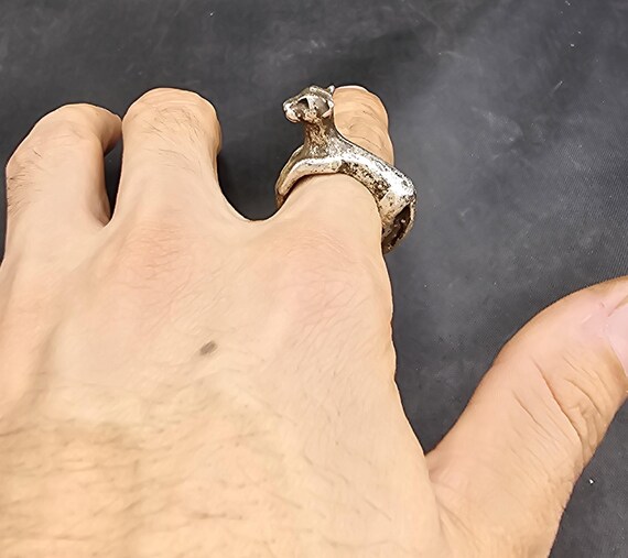 Super Unique Authentic Soild Silver Ring Amizing … - image 6