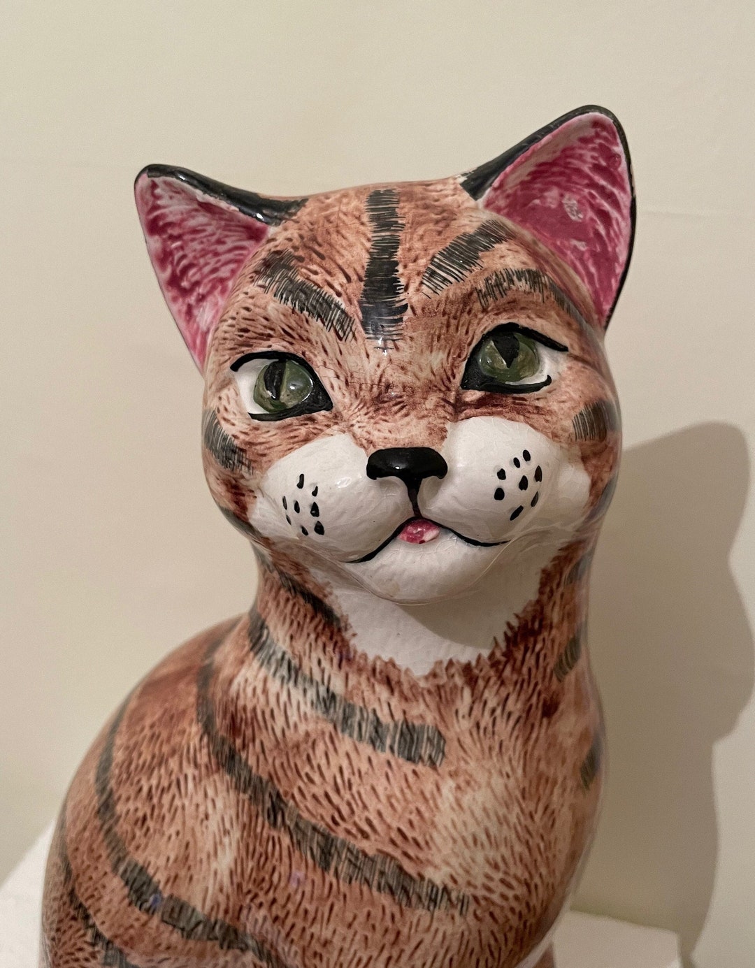 Large Cat Figurine by Price Kensington Etsy