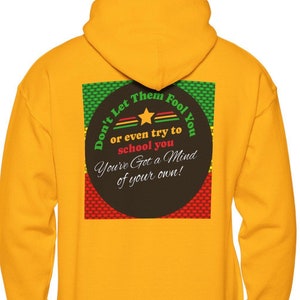 Hooded Sweatshirt Reggae Rasta Clothing, Pullover Hoodie Marley Quote, Graphic, Concert Merch, Festival Fashion, Pop Culture Music Fan Gift
