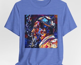 Thelonious Monk T-Shirt | Jazz Piano Legend Art Print Tee | Bebop Music Graphic Shirt | Unisex Jazz Musician Gift | Retro Band Tee
