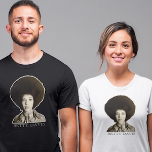 Betty Davis Funk T Shirt, Music Legend, Black Woman Singer Shirt