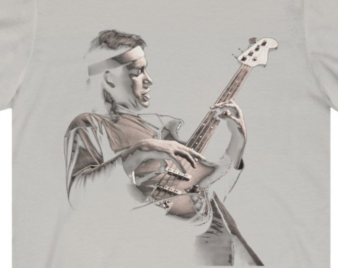 Camiseta Jaco Pastorius, Estampado Gráfico Músico de Jazz, Jazz Retro Unisex, Funk, Camisetas de Banda de Artistas de Música Soul