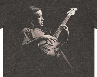 Jaco Pastorius T Shirt, Jazz Musician Graphic Print, Unisex Retro