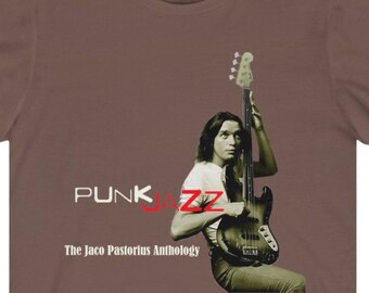 ジャコ・パストリアス T シャツ、パンク ジャズ グラフィック プリント