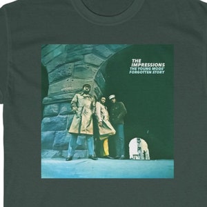 The Impressions T Shirt, Vintage Soul & Funk Band Tee, Graphic Print, Black Music Artist, Aesthetic, Unisex Shirts