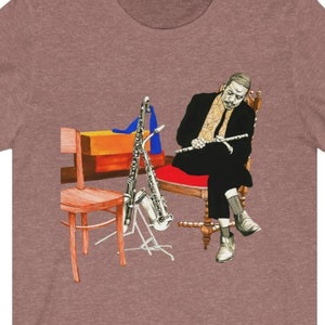 Aesthetic musician art T Shirt Unisex Eric Dolphy black history jazz music artist band tee