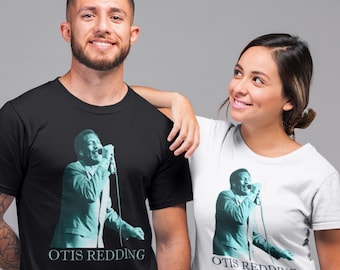 Otis Redding T Shirt, Rétro, Aesthetic Graphic Print, Soul artist Tee, Unisex, Afro American Singer, Band Shirt