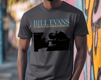 Bill Evans Piano T-shirt | Jazz Music Tees | Music Apparel - Etsy